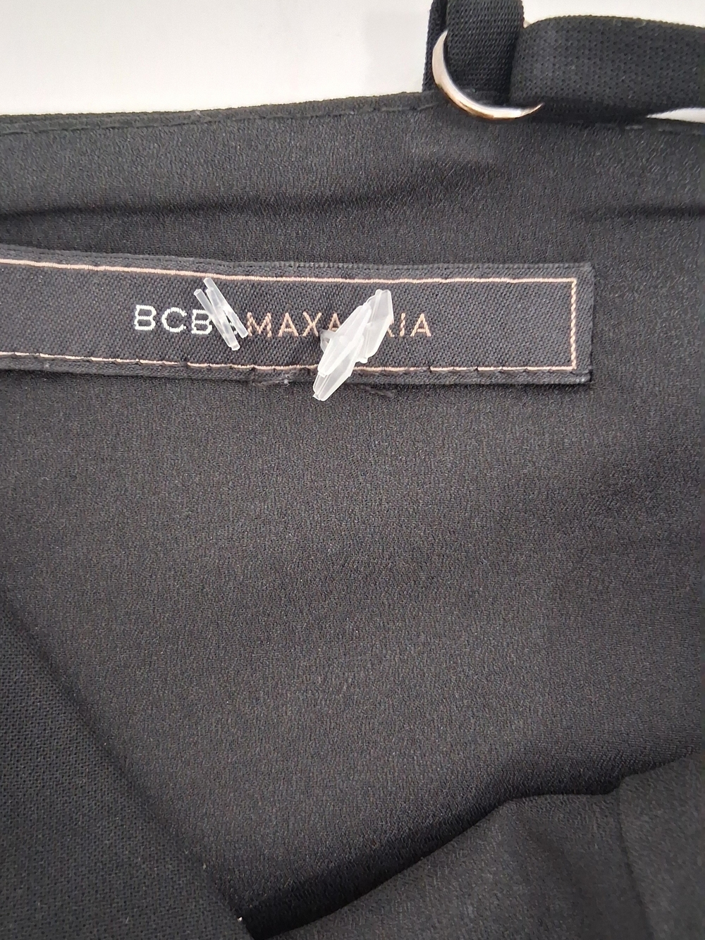 BCBGMaxAzria Black Women's Crossover Shirt